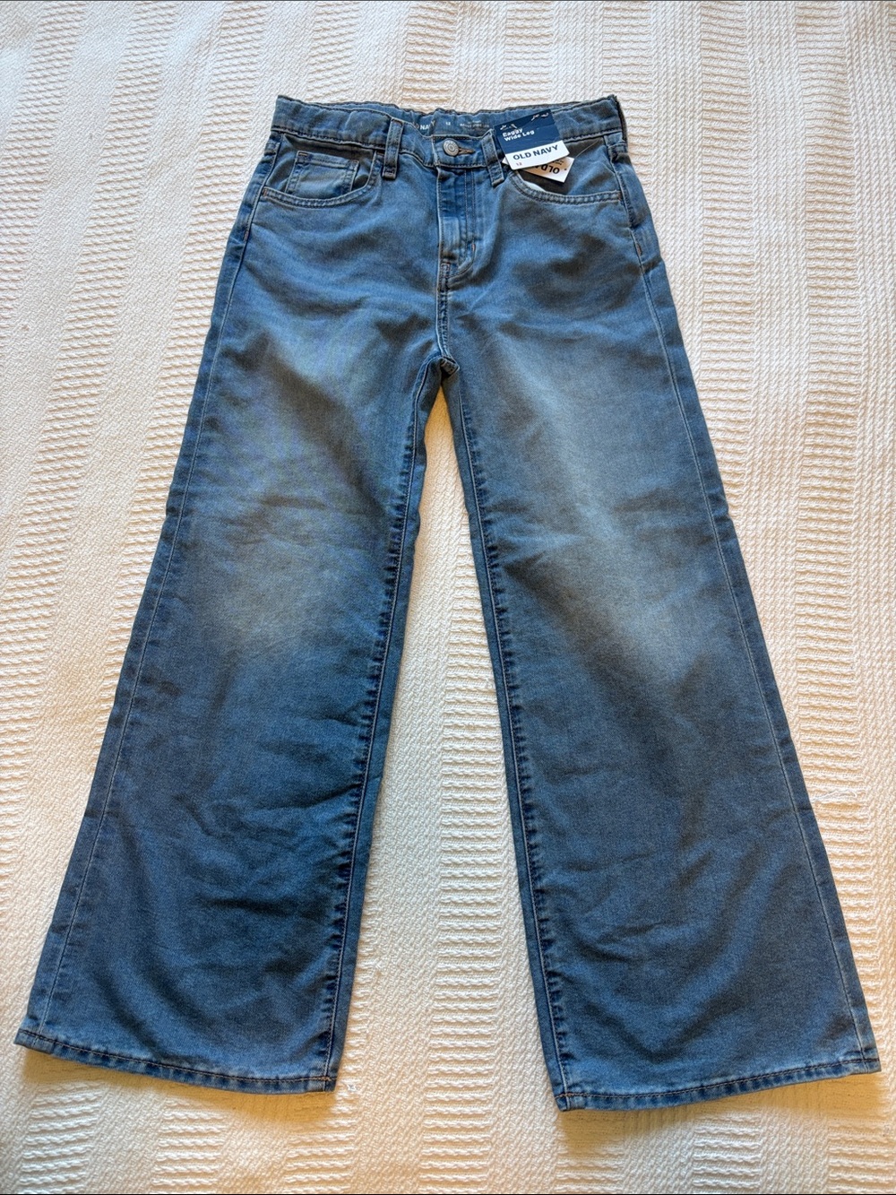 Old Navy Kids Wide-Leg Denim Jeans in Blue Wash